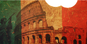 イタリアンレストラン　内装　壁面シート