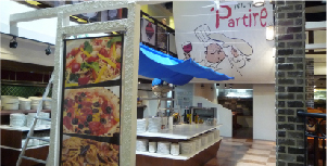 イタリアンレストラン　店内POP