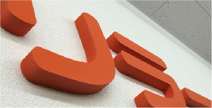 マッサージ・リラクゼーション店　店内　カルプ文字